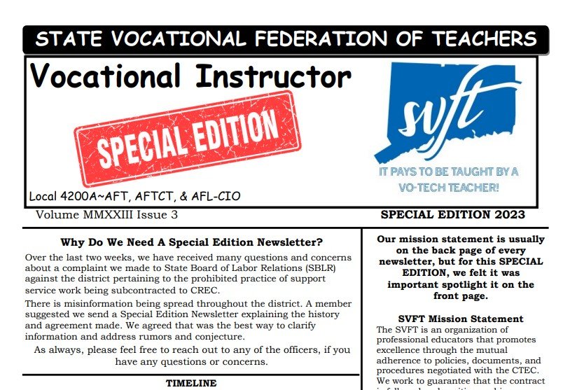 State Vocational Federation Of Teachers Aft Stateweb